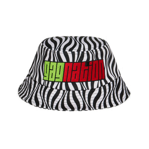 Gag Nation Bucket Hat Striped