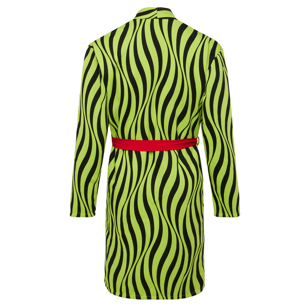 Striped Fuzzy Robe Gagging Fleece Striped Robe – HU Apparel