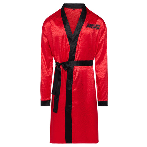 Red Jaquard Gagging Robe