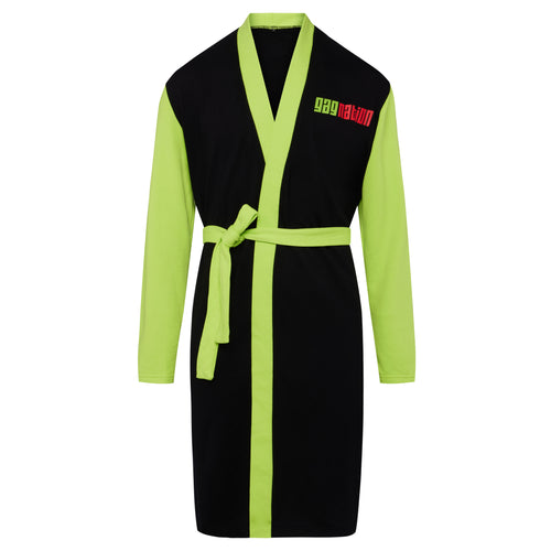 Black Terry Cloth Robe